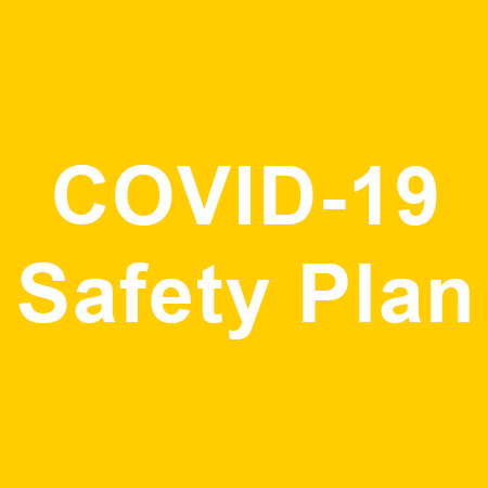 A button that says COVID-19 Safety Plan
