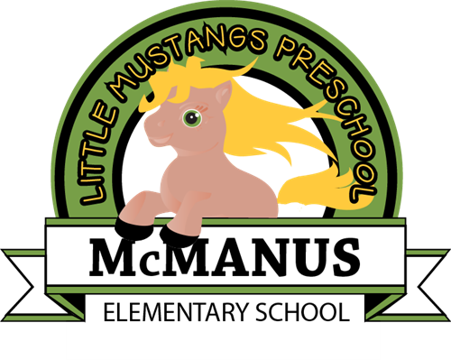McManus Little Mustangs Preschool Logo