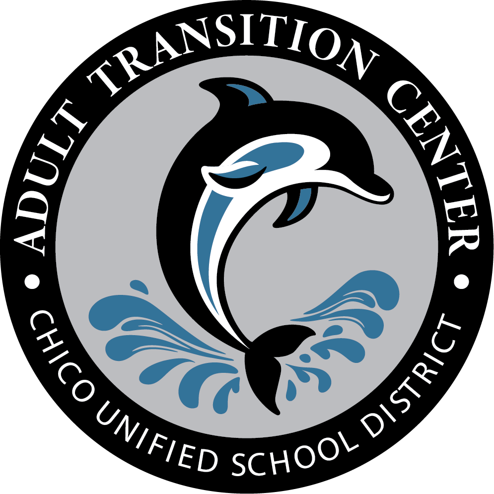 Adult Transition Center logo - Dolphin graphic with CUSD