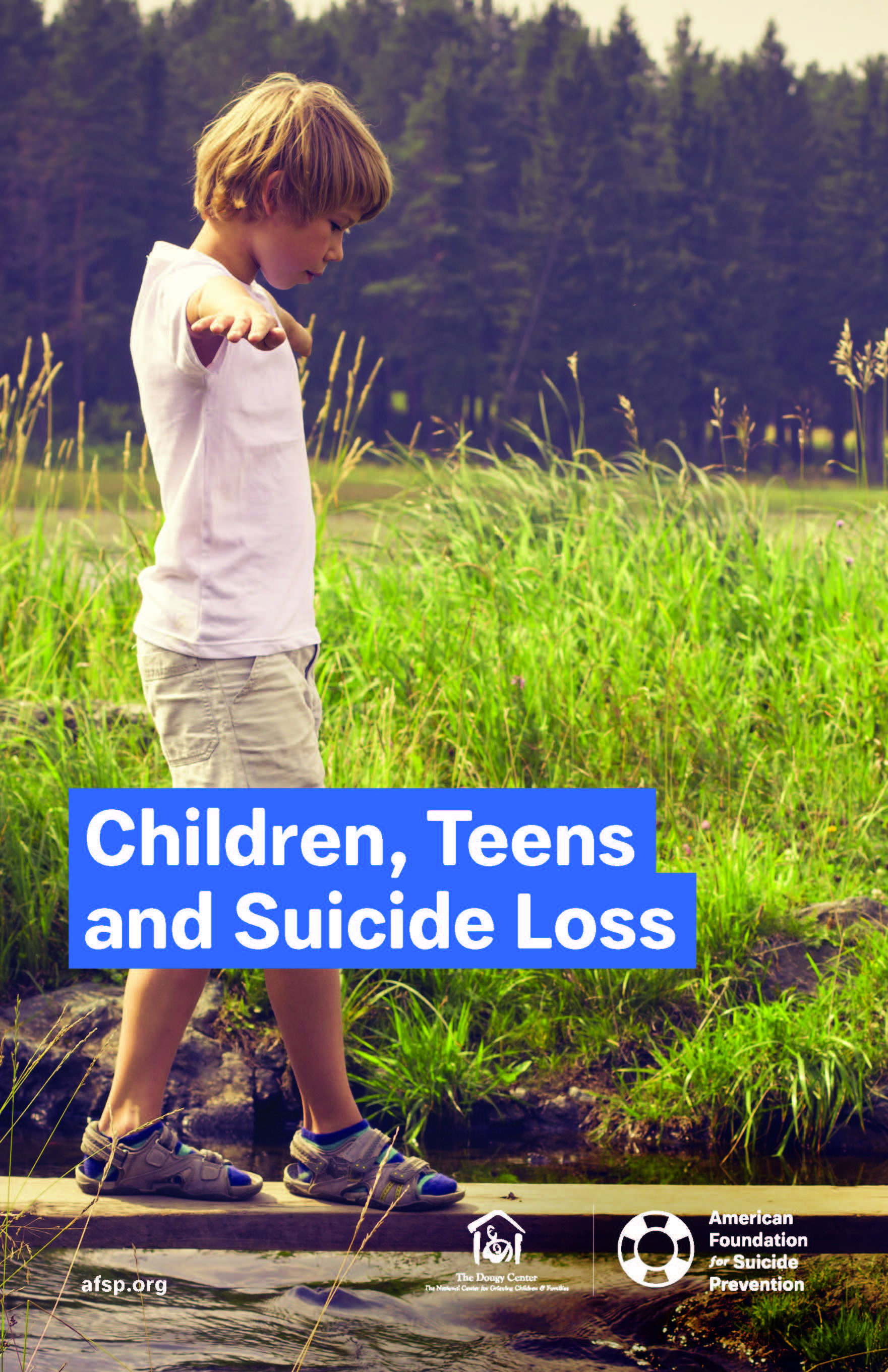 Photo of child with text, 