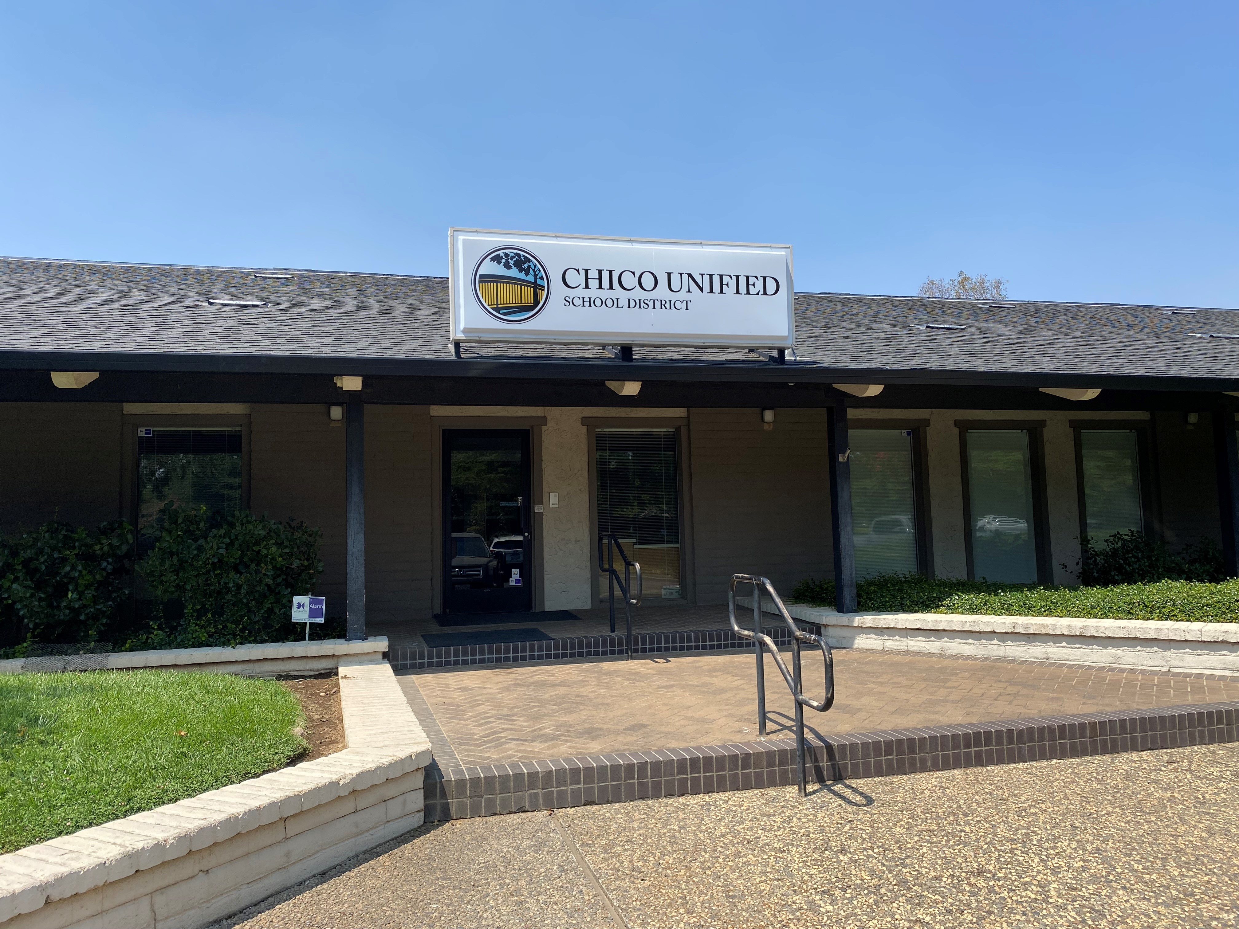 Photo of the front of the  building