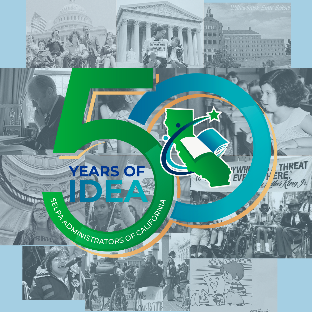 SELPA 50 Years of Idea Poster