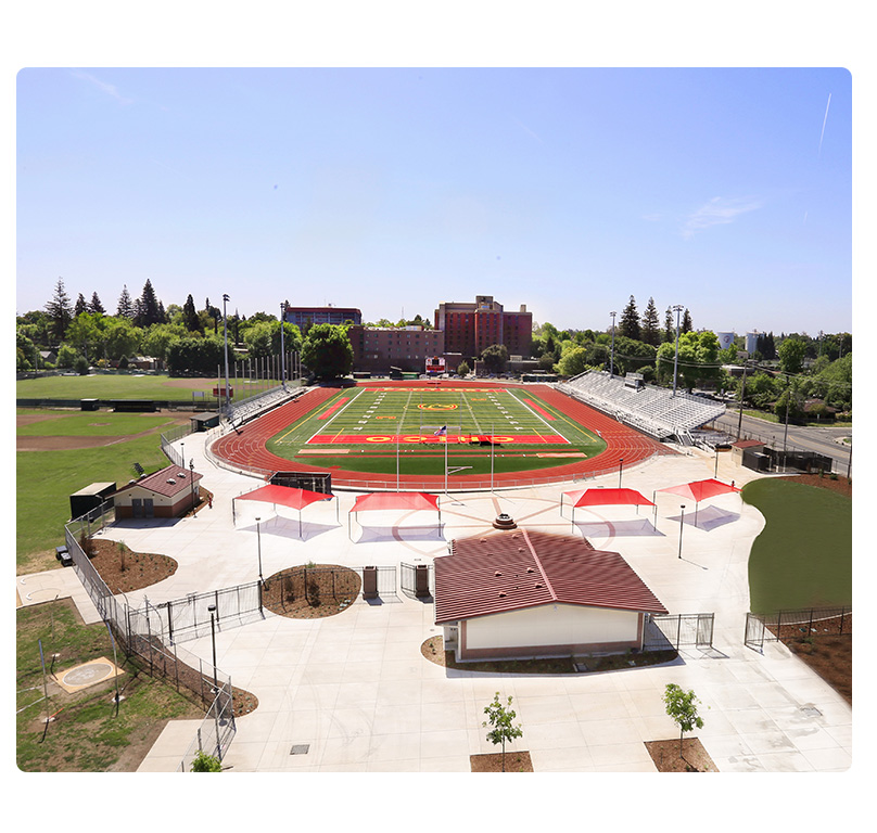 Ariel Rendering of CHS stadium