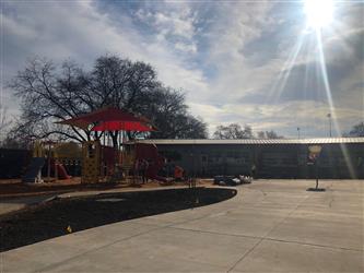 Photo of new kinder playground