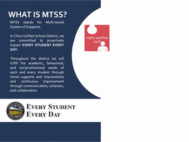 Graphic that explains the basics of MTSS